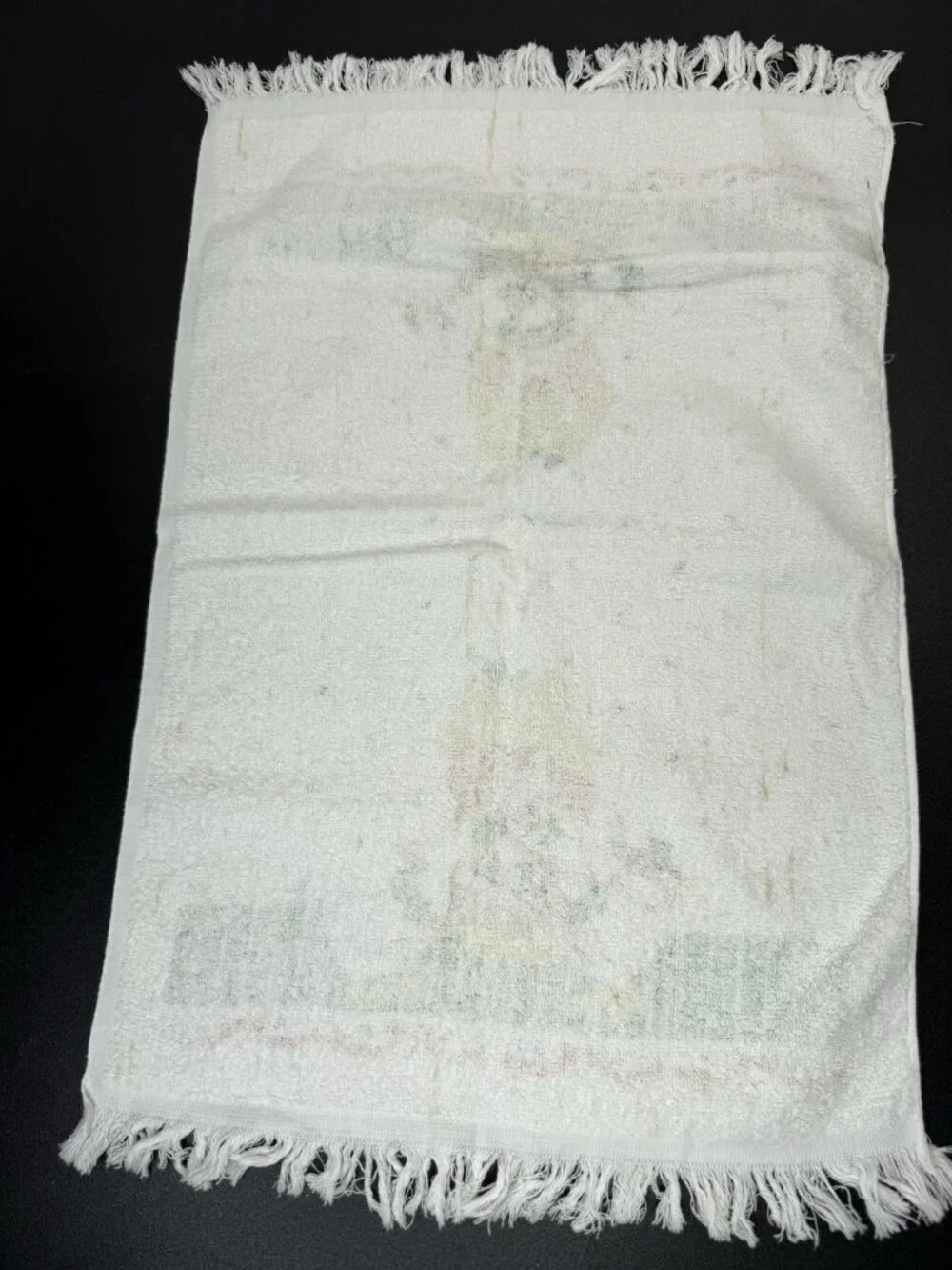 Vintage 90s B&D Royal Terry Kitchen Towel Country Christmas Goose Bunny Rabbit